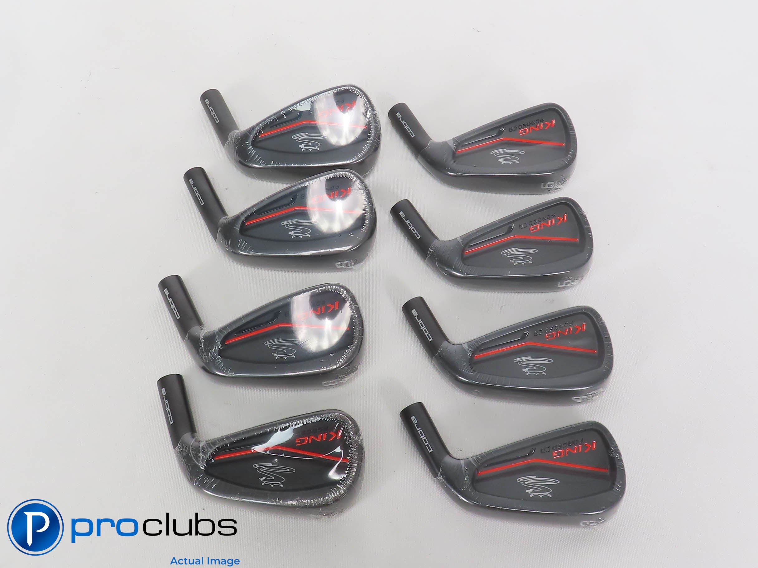 New! Cobra King Forged CB Black 3-PW Iron Set - Heads Only - 465171
