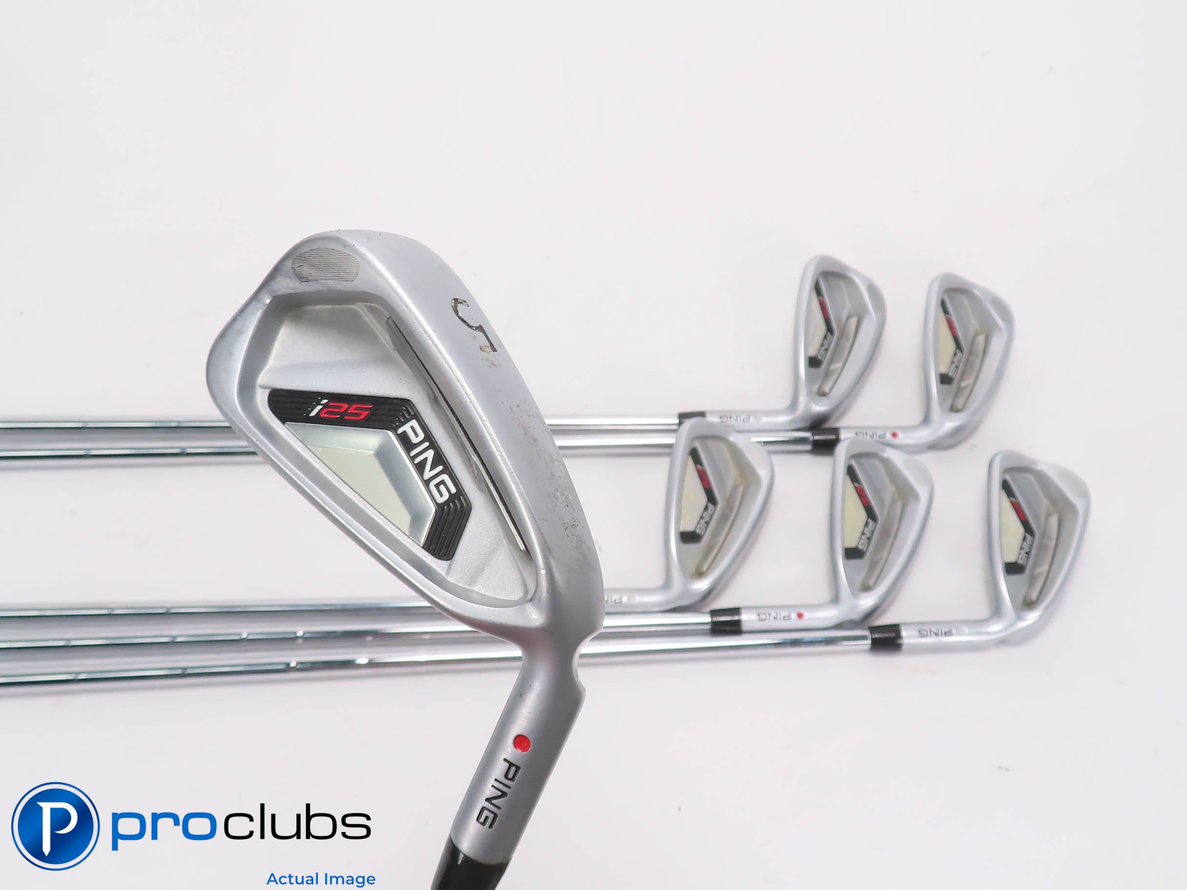 Ping i25 5-PW IRON SET Red Dot - Ping CFS Regular Flex Steel 467358