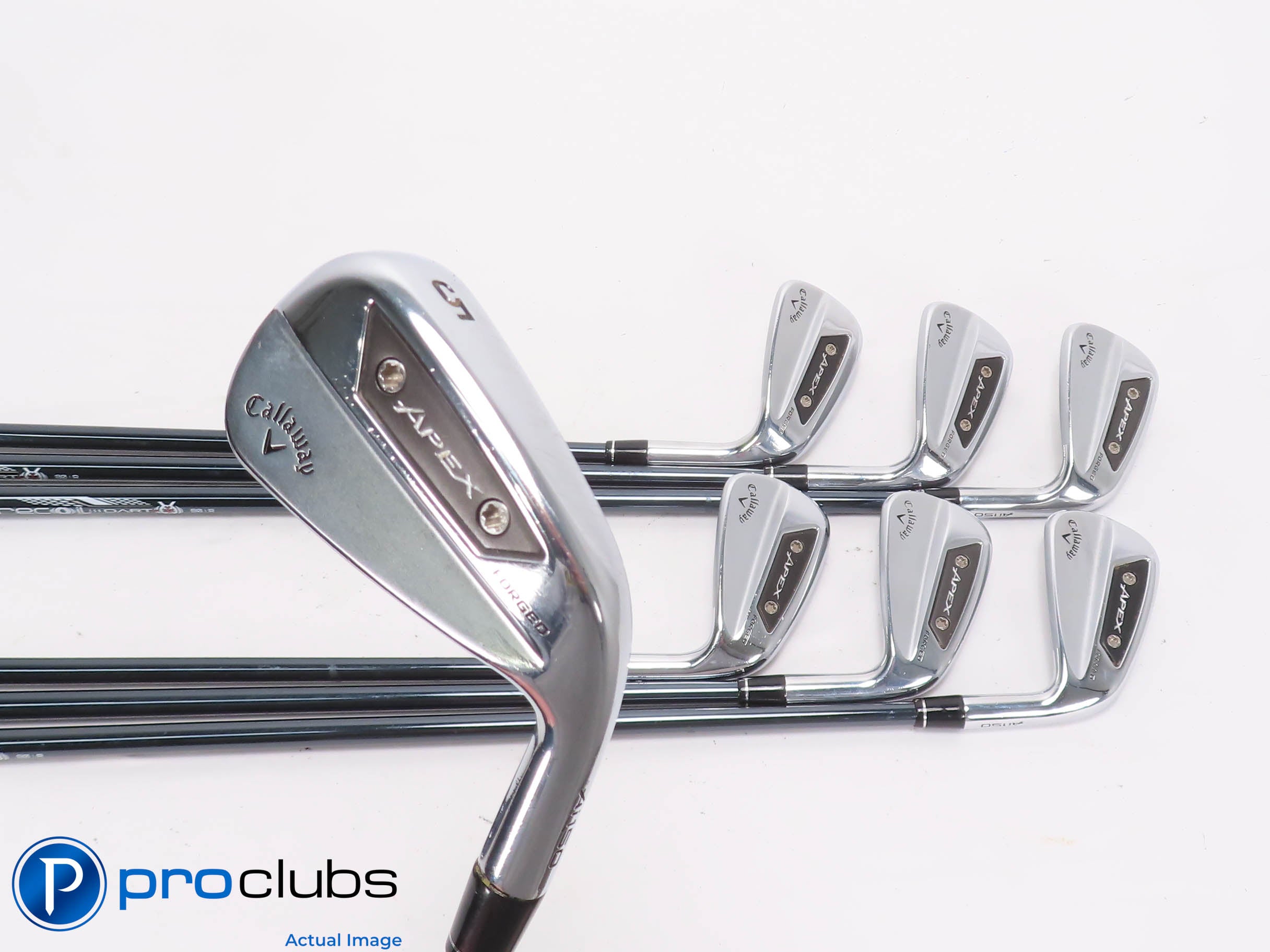 Nice Callaway APEX Ai150 5-PW,AW IRON SET - Recoil Regular Flex Graphite 467386