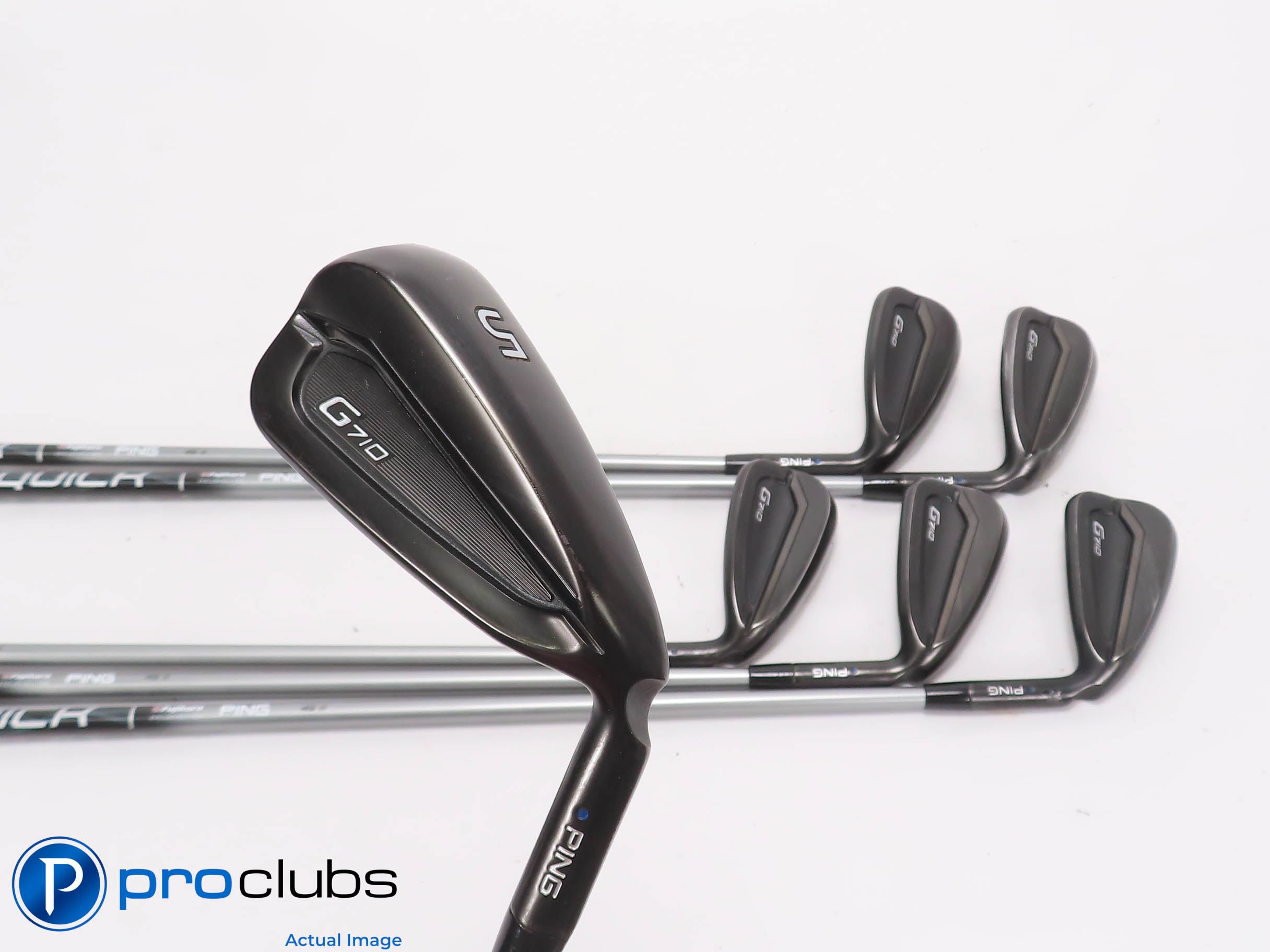 Nice Ping G710 Stealth 5-PW IRON SET Blue Dot - Ping Senior Flex Graphite 467382
