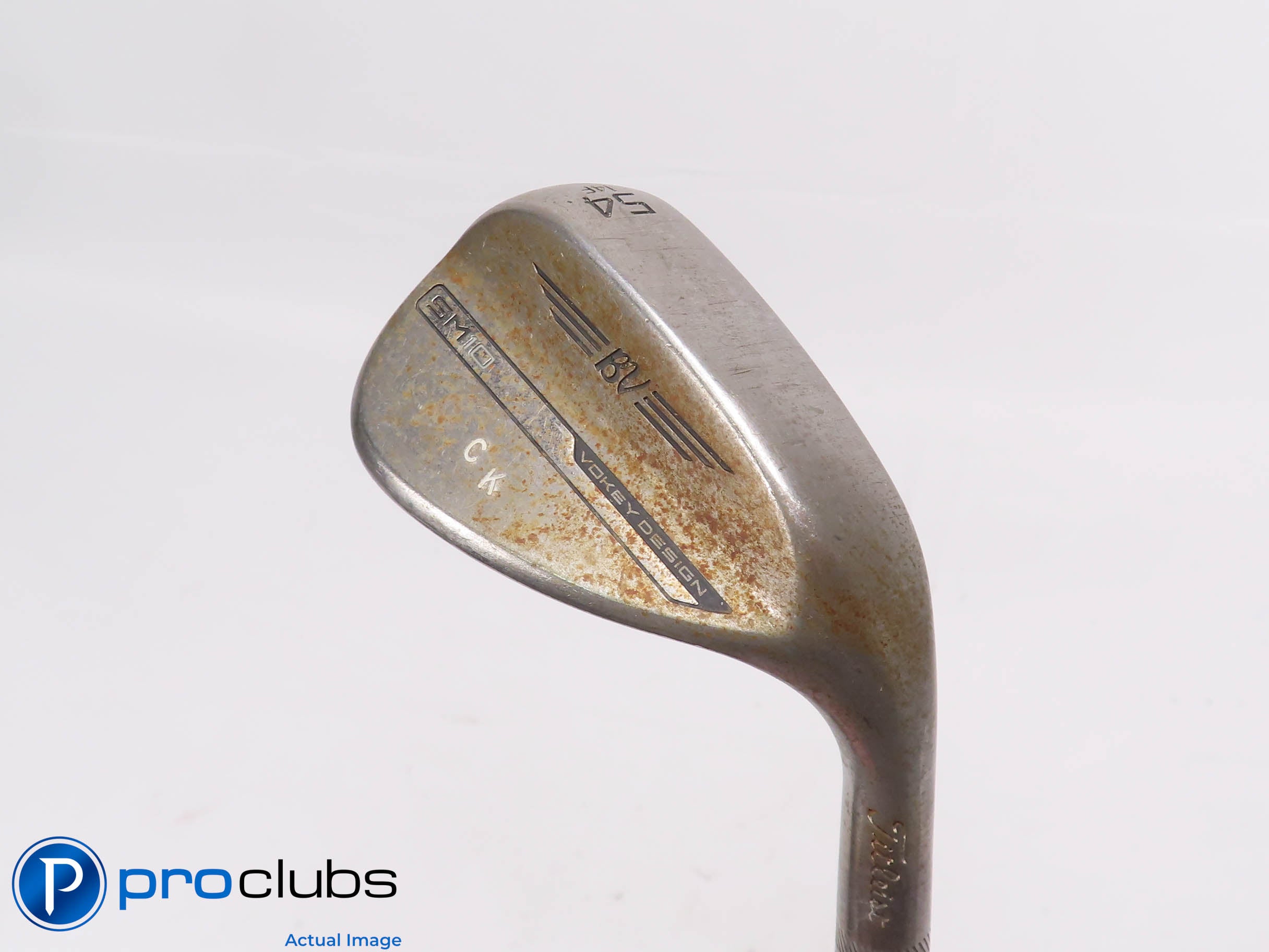 Tour Issue! Titleist Vokey SM10 RAW 54*(14*) F-Grind Wedge - DG MID Stiff 467438