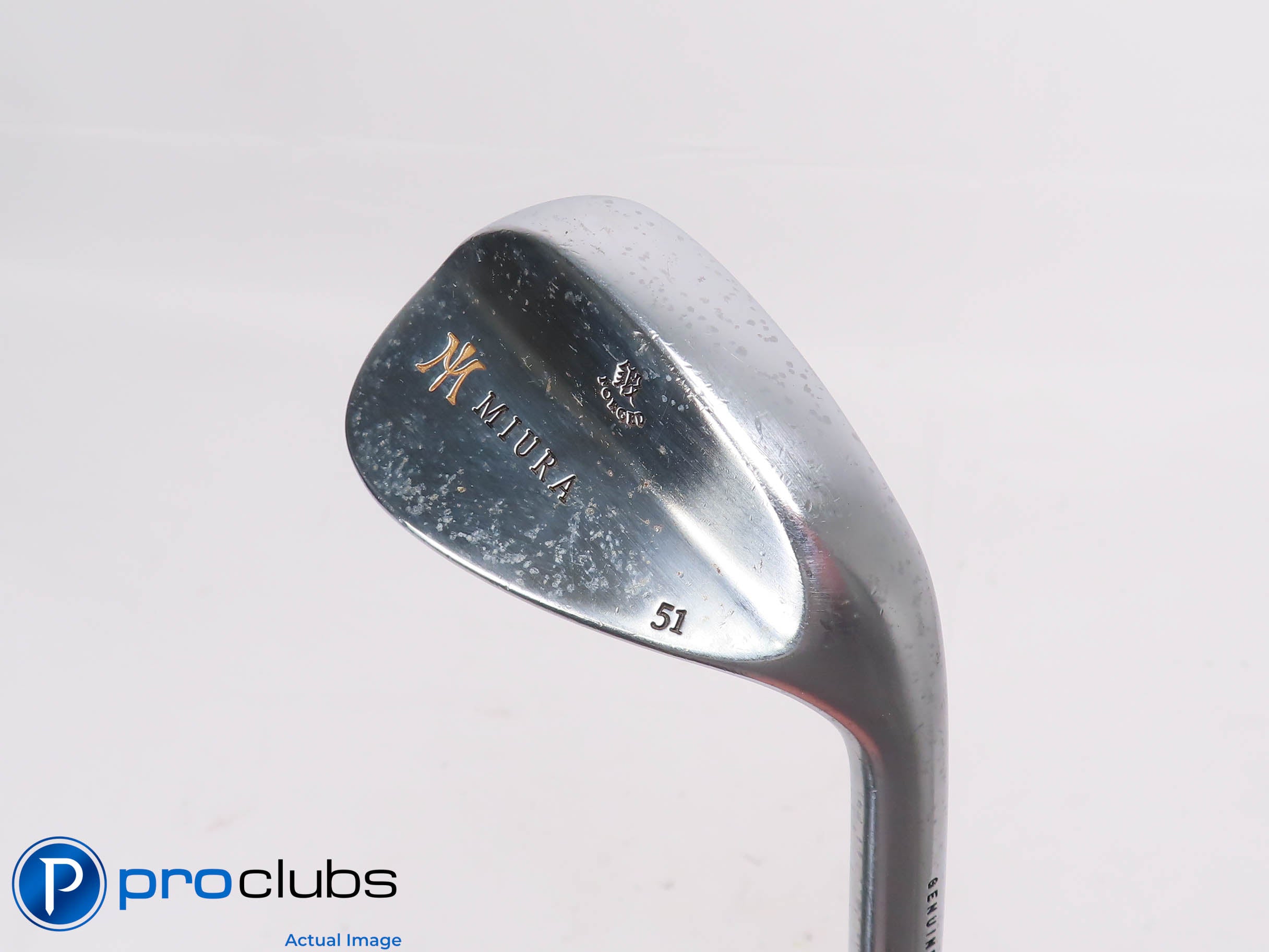Miura 51* Chrome Wedge - KBS Wedge Flex - 467471