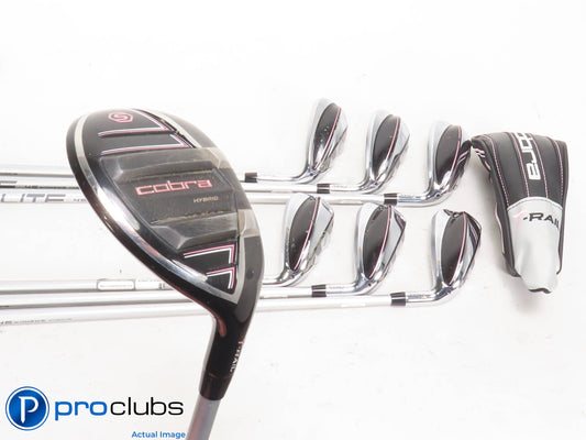 Nice Ladies Cobra '23 T-Rail 5H,6-PW,SW Hybrid IRON SET - Ladies Flex 423161