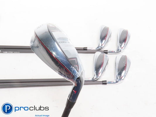 NEW Cobra '23 T-RAIL 6-PW Hybrid IRON SET - Cobra 45 Senior Flex Graphite 425281