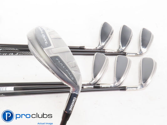 NEW Cleveland HALO XL FULLFACE 5-PW,GW IRON SET Helium Regular Flex Graph 423604