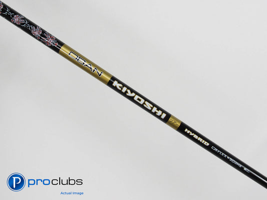 New OBAN KIYOSHI Black Hybrid 90 05 X-Flex Hybrid Shaft .370 Tip #424794