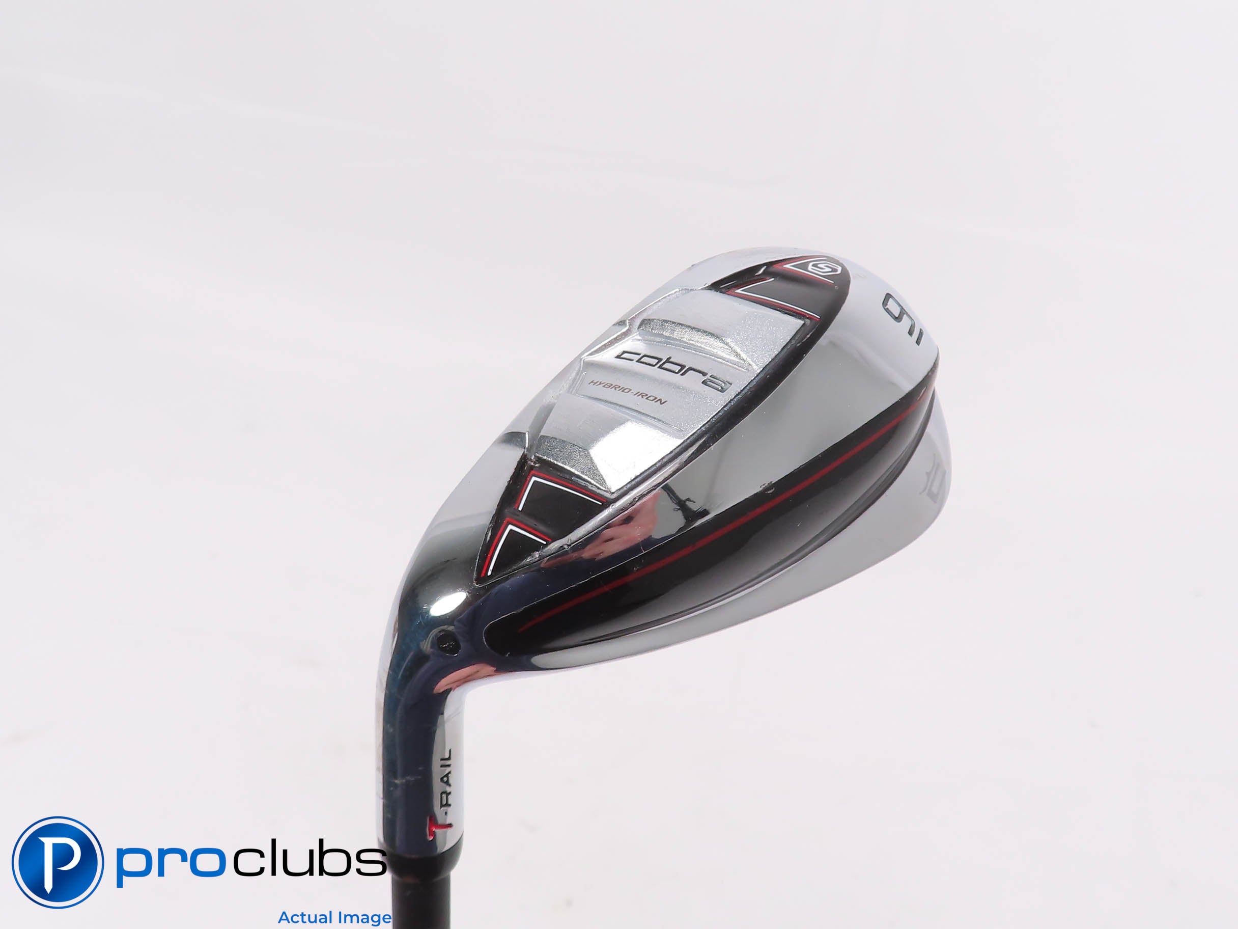 Nice Left Handed Cobra '23 T-Rail 39* 9 HYBRID IRON Senior Flex Graphite 447539