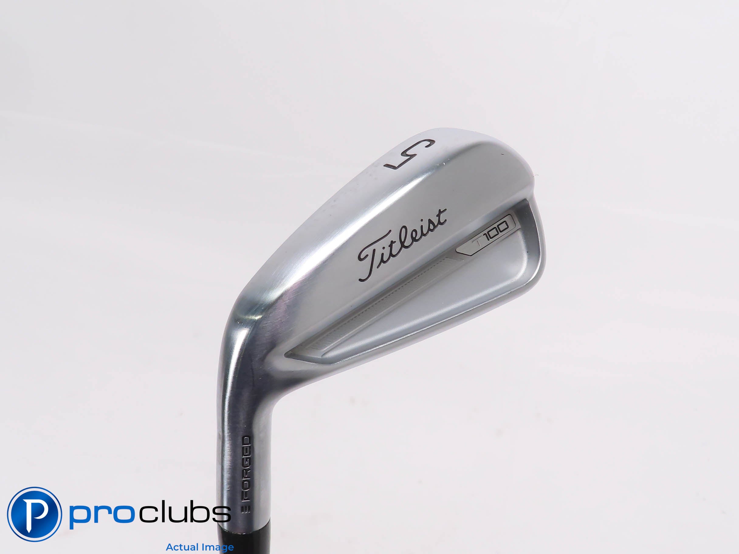 Nice Left Handed Titleist '23 T100 27* 5 IRON Project X 7.0 TX-Flex Steel 467000
