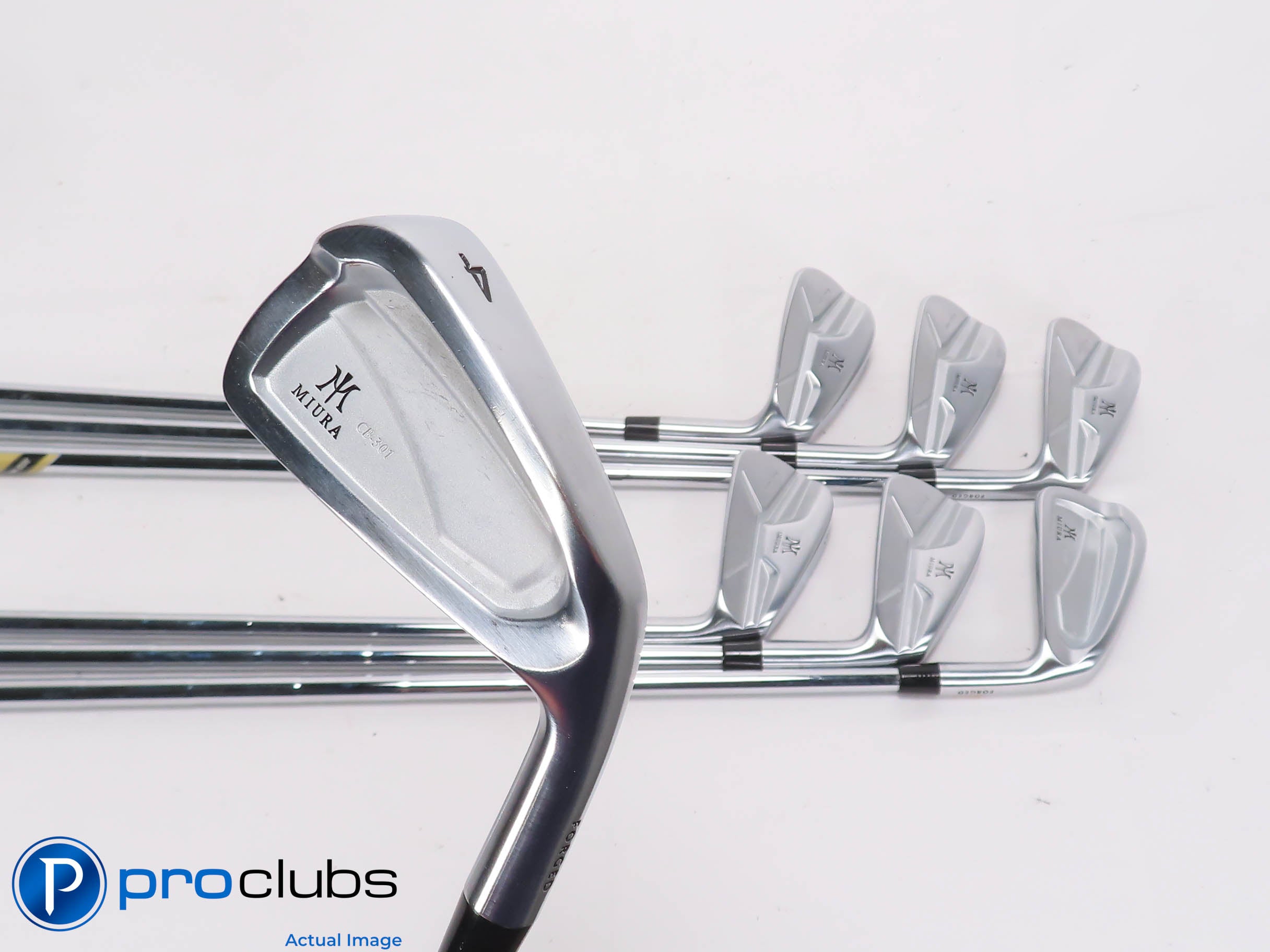 Nice MIURA CB301/MC501 4-PW Combo IRON SET -DG TI X100 X-Flex Steel +1/2" 467481