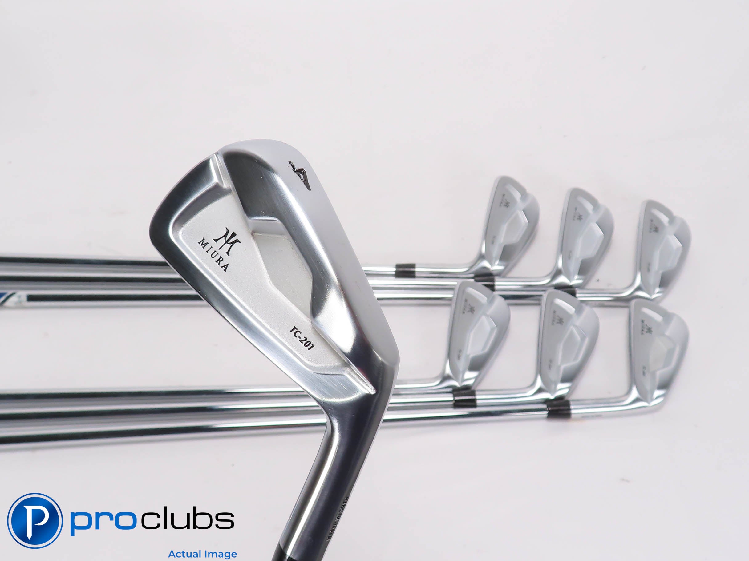 Nice MIURA TC-201 4-PW IRON SET - Rifle Project X 7.0 TX-Flex Steel 467480