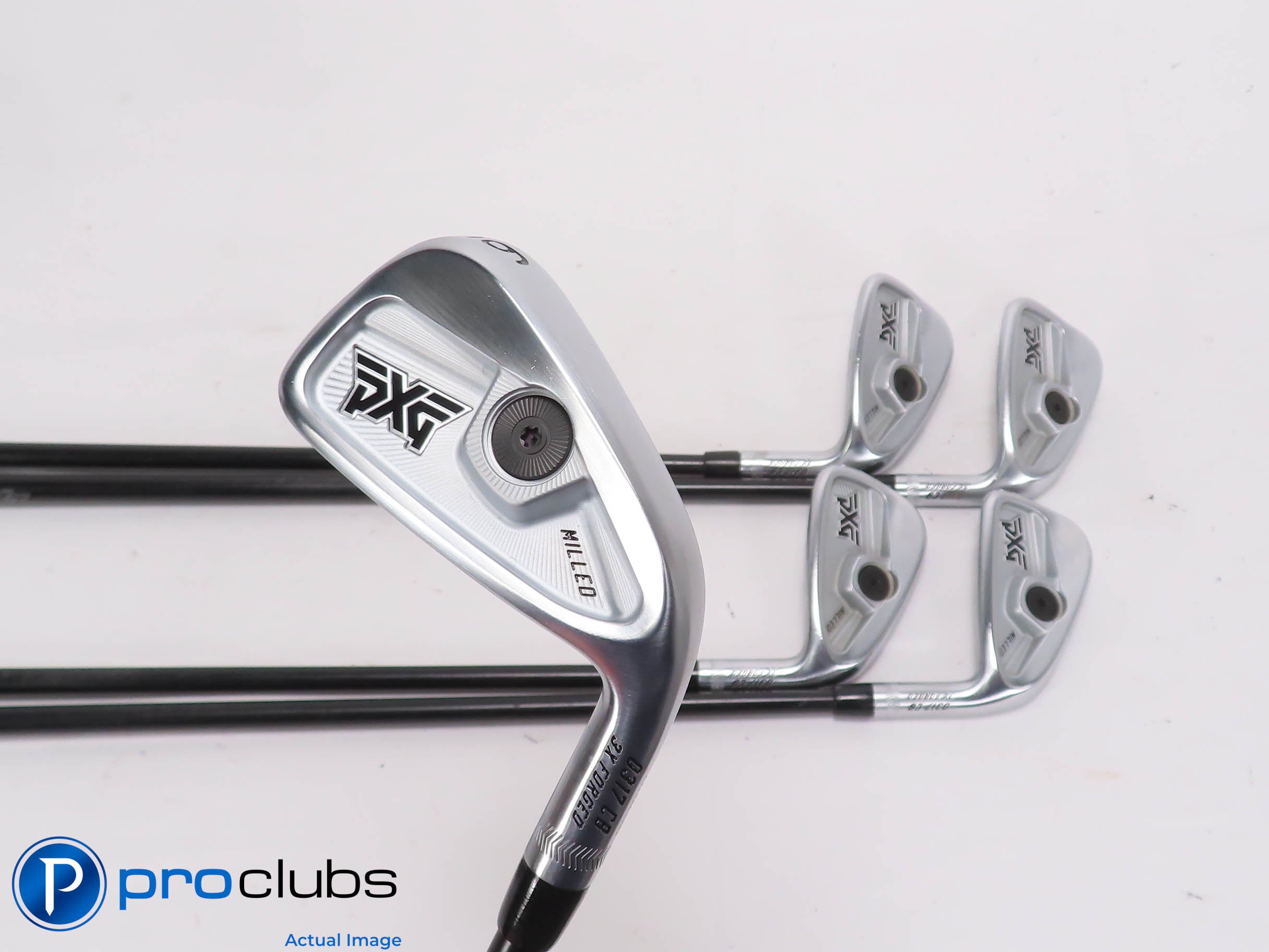 PXG 0317CB Milled 6-PW IRON SET - Project X LZ Black 6.5 X-Flex Steel 467557