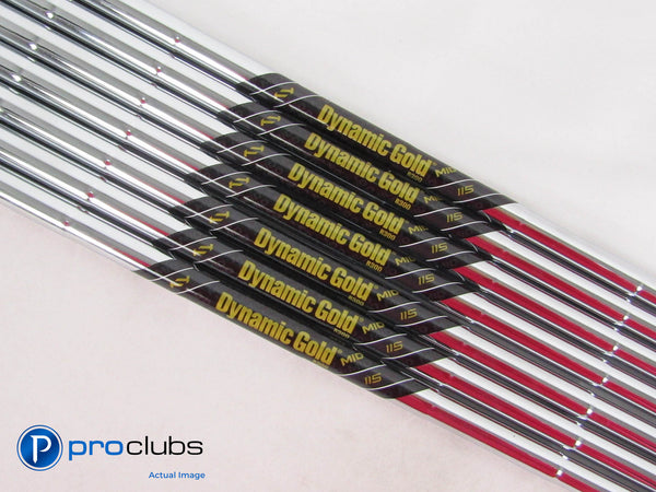 New! 7pc Dynamic Gold MID 115 R300 Regular Flex Iron Shaft New! 7pc Dynamic Gold MID 115 R300 Regular Flex Iron Shaft