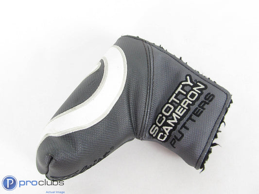 Circle T! Scotty Cameron "White/Gray Industrial"  Mid Mallet Headcover- 424114