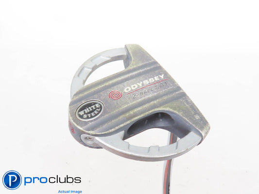 Odyssey White Steel 2-BALL SRT Double Bend 33" PUTTER 425004