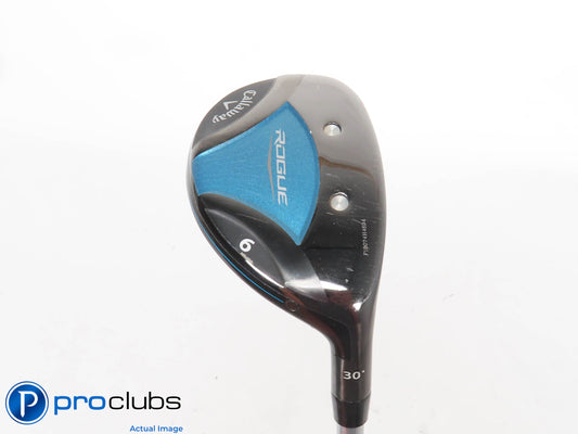 Ladies Callaway Rogue 30* 6 HYBRID - Aldila Quaranta 40 Ladies Flex 425127