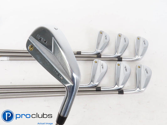 Nice HONMA TR21X Forged 4-10 IRON SET Steelfiber 70 Regular Flex Graphite 425098