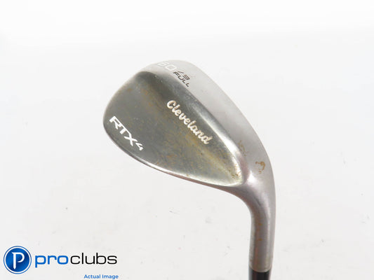 Cleveland RTX-4 RAW 60*(9*) Wedge FULL-Grind - KBS $Taper 130g X-Flex #424993