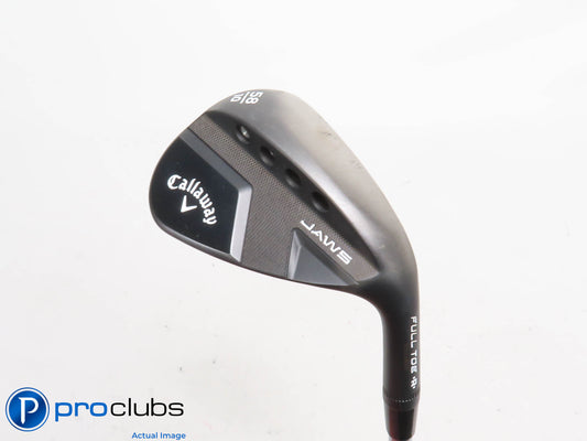 Nice Callaway JAWS FULL TOE Black 58*(10*) WEDGE - CTaper 125 Stiff+ Flex 423113