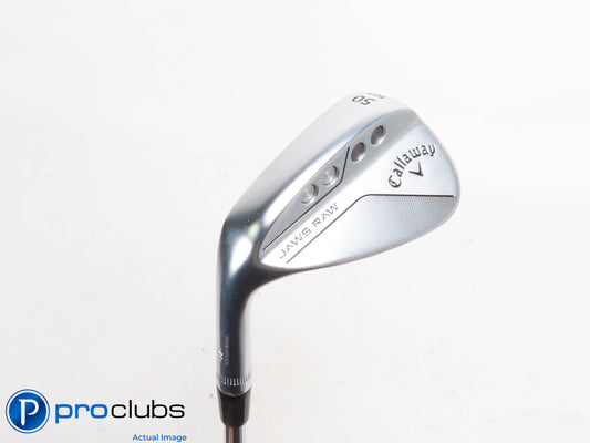 Mint Left Handed Tour Issue Callaway JAWS RAW 50*(10*) WEDGE - Stiff Flex 423696