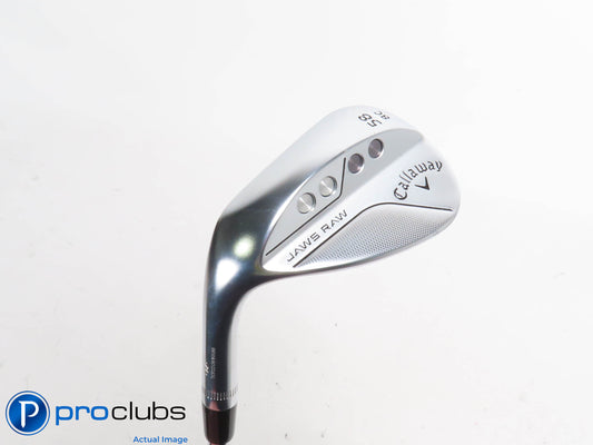 NEW Left Handed Tour Issue Callaway JAWS RAW 58*(8*) WEDGE -DG Stiff Flex 423695