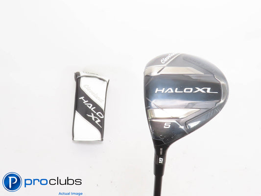 New! Left Handed Cleveland Launcher Halo XL 18* 5 Wood w/ HC - Regular - 423607