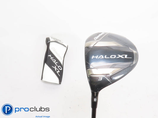 New! Left Handed Cleveland Launcher Halo XL 15* 3 Wood w/ HC - Regular - 423610