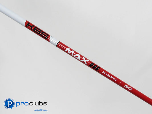 NEW! KBS MAX HL Hybrid Red 80 X-Flex Shaft .370" Tip #423202