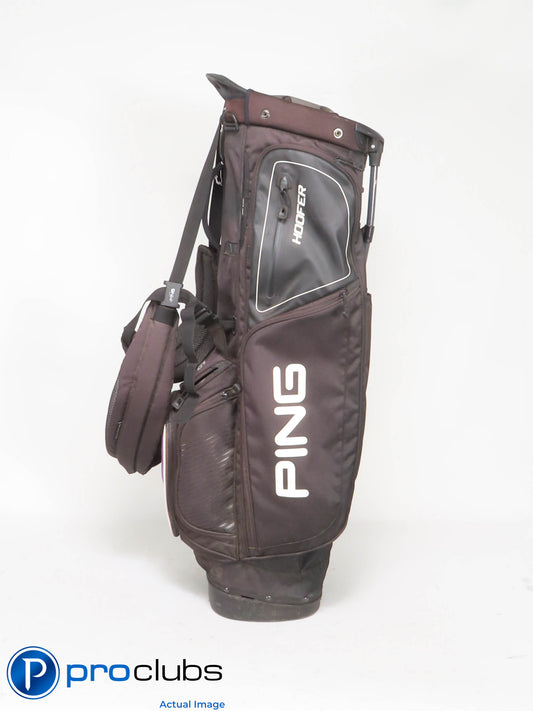 PING Hoofer Black w/ GCU Logo Carry / Stand w/ Rain Hood - 425529