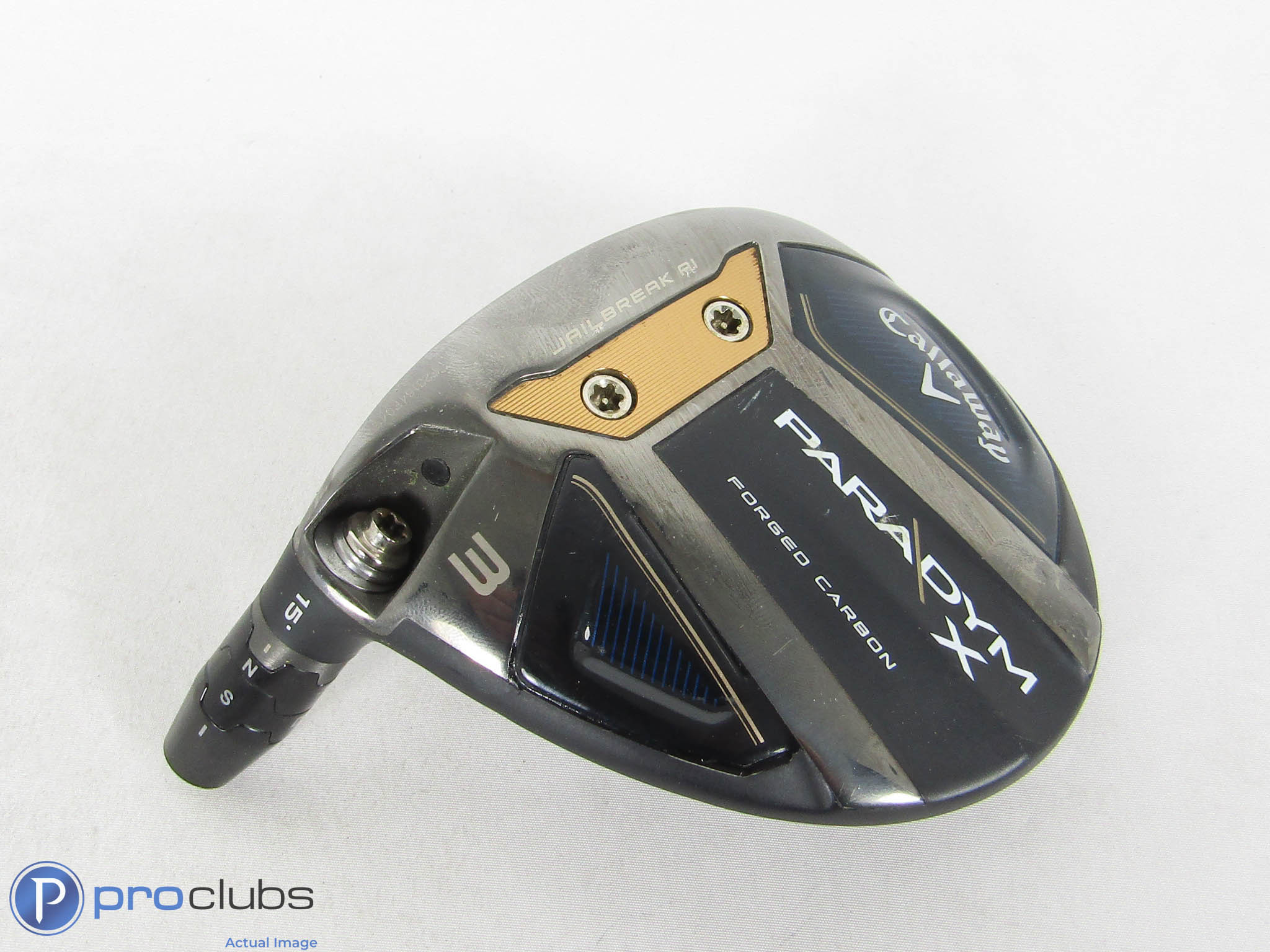 Left Handed! Callaway Paradym X 15* 3 Wood - Head Only w/Adapter - 468238
