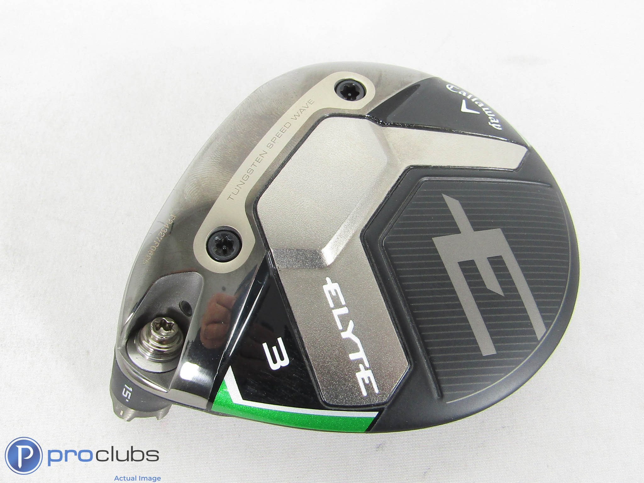 Left Handed! Callaway ELYTE 15* 3 Wood - Head Only - 468451