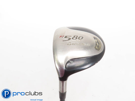 Left Handed TaylorMade R580 3 Wood - TaylorMade MAS2 60 Stiff Flex - 422936