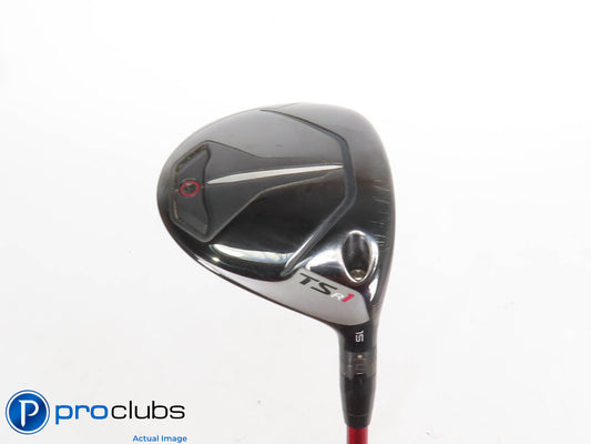 Nice! Titleist TSR1 15* 3 Wood - Mitsubishi Bassara 55g Senior Flex - 426561