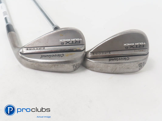 Cleveland RTX 6 Zipcore Tour Rack RAW 52*, 58* Wedge Set - Modus X-Flex 380203