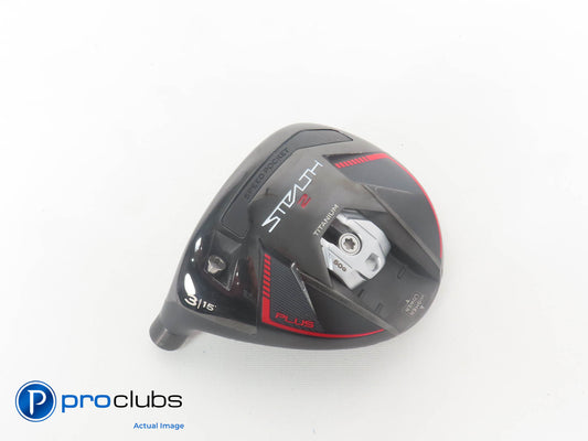 Nice Left Handed TaylorMade STEALTH 2 PLUS 15* 3 Wood HEAD ONLY 380367