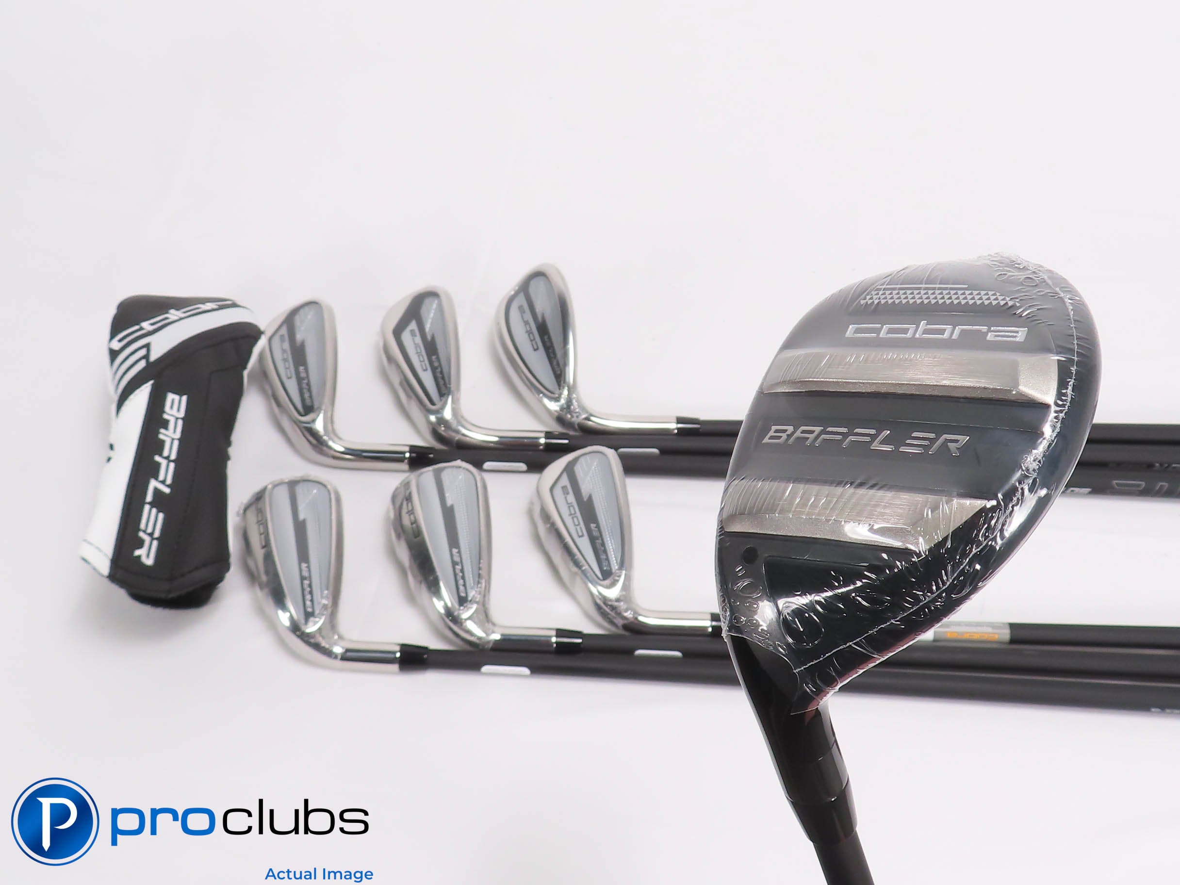 NEW Left Handed Cobra '25 BAFFLER 5H,6-PW,SW Hybrid IRON SET Regular Flex 468523
