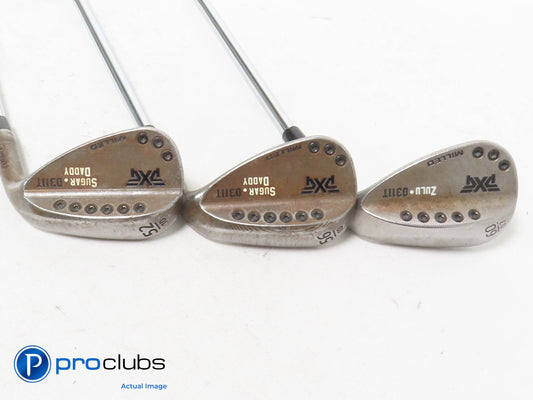 Tour Issue PXG Sugar Daddy / ZULU RAW 52*,56*,60* WEDGE SET - Stiff Flex 425452