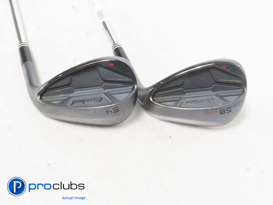 Nice Cleveland CBX2 Black 54*,58* WEDGE SET - KBS 115 Regular Flex Steel 426262