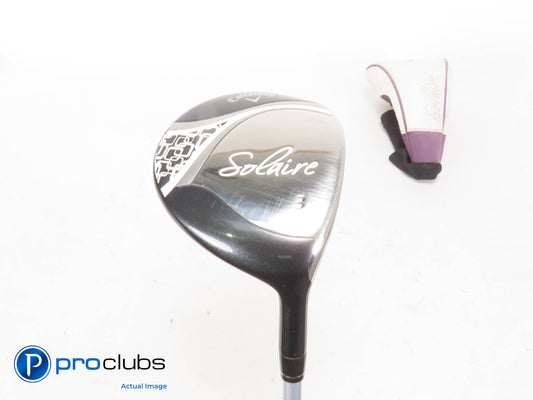 Nice Ladies Callaway Solaire 17* 3 WOOD w/Cover - Callaway Ladies Flex 425024