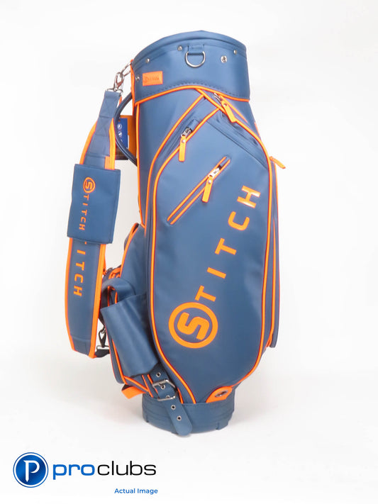 Mint STITCH SL Cart Tour Edition Golf Bag w/Rainhood - Blue/Orange 426728