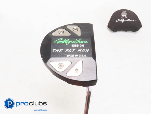 Nice Bobby Grace "The Fat Man" Double Bend 34" PUTTER w/Cover 426733