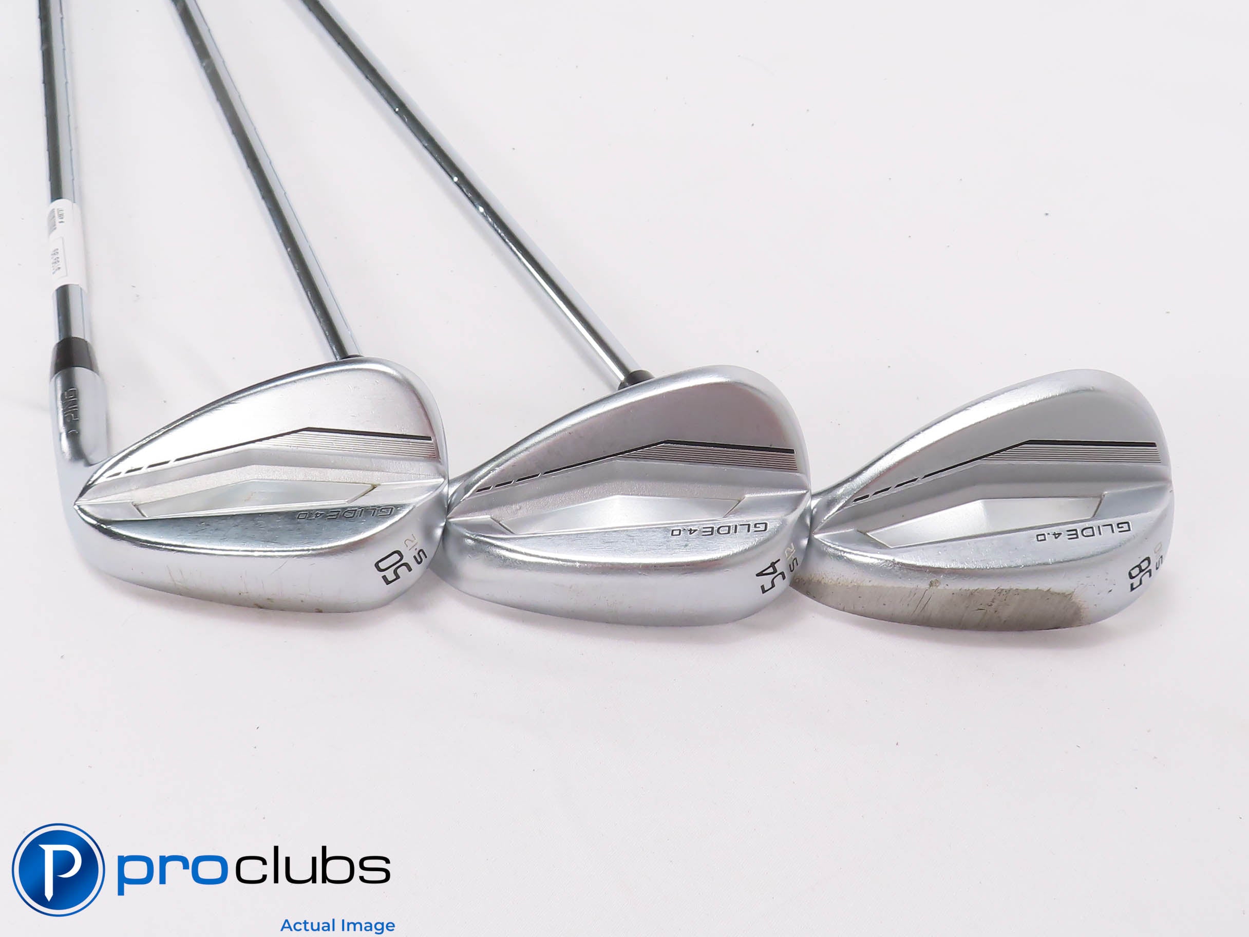 Ping Glide 4.0 50*,54*,58* Wedge Set Black Dot - KBS Tour 130g X-Flex #468797