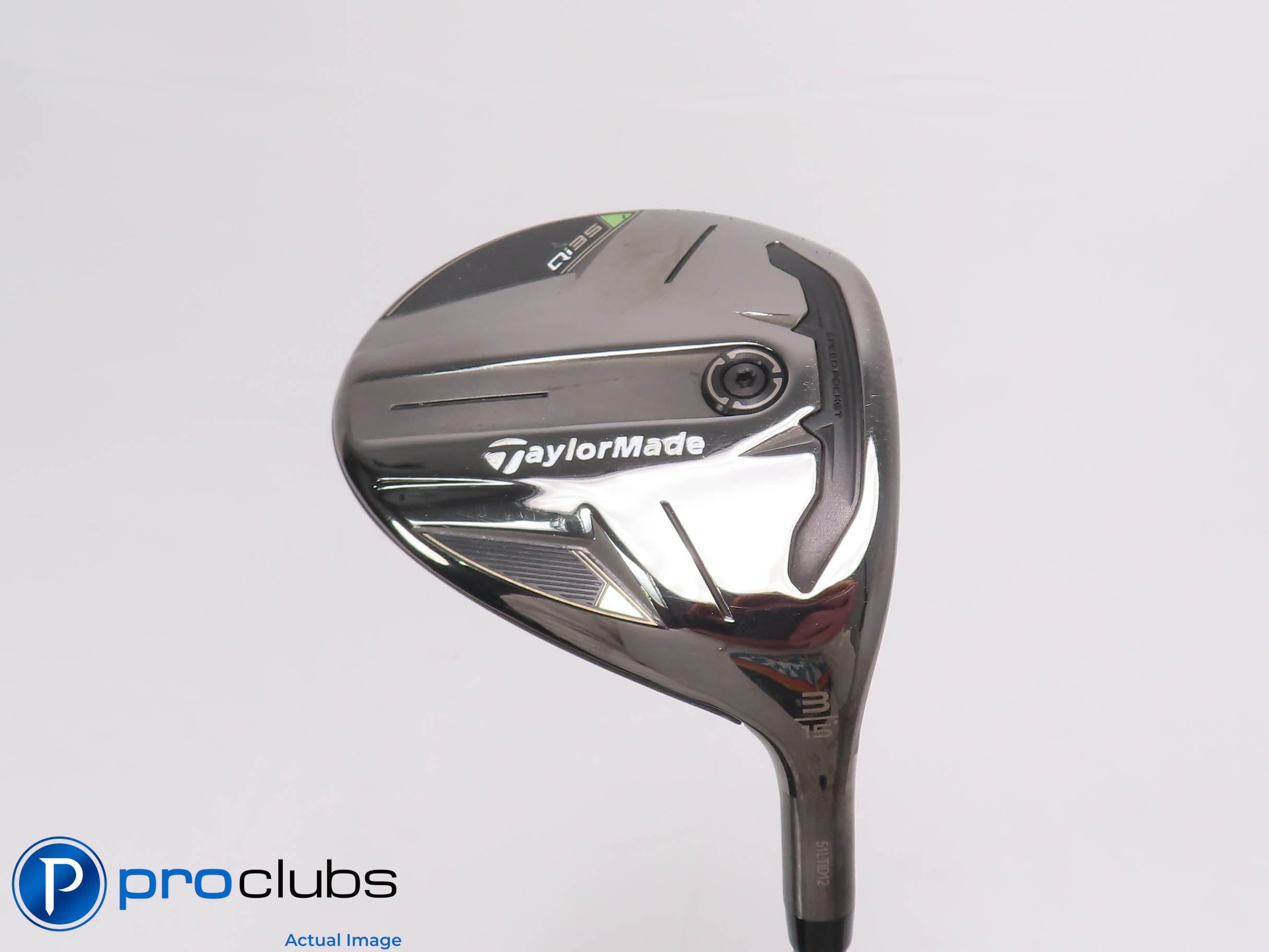 Tour Issue! TaylorMade Qi35 Bonded 15* 3 Wood - Denali Blue 70g X-Flex #469011