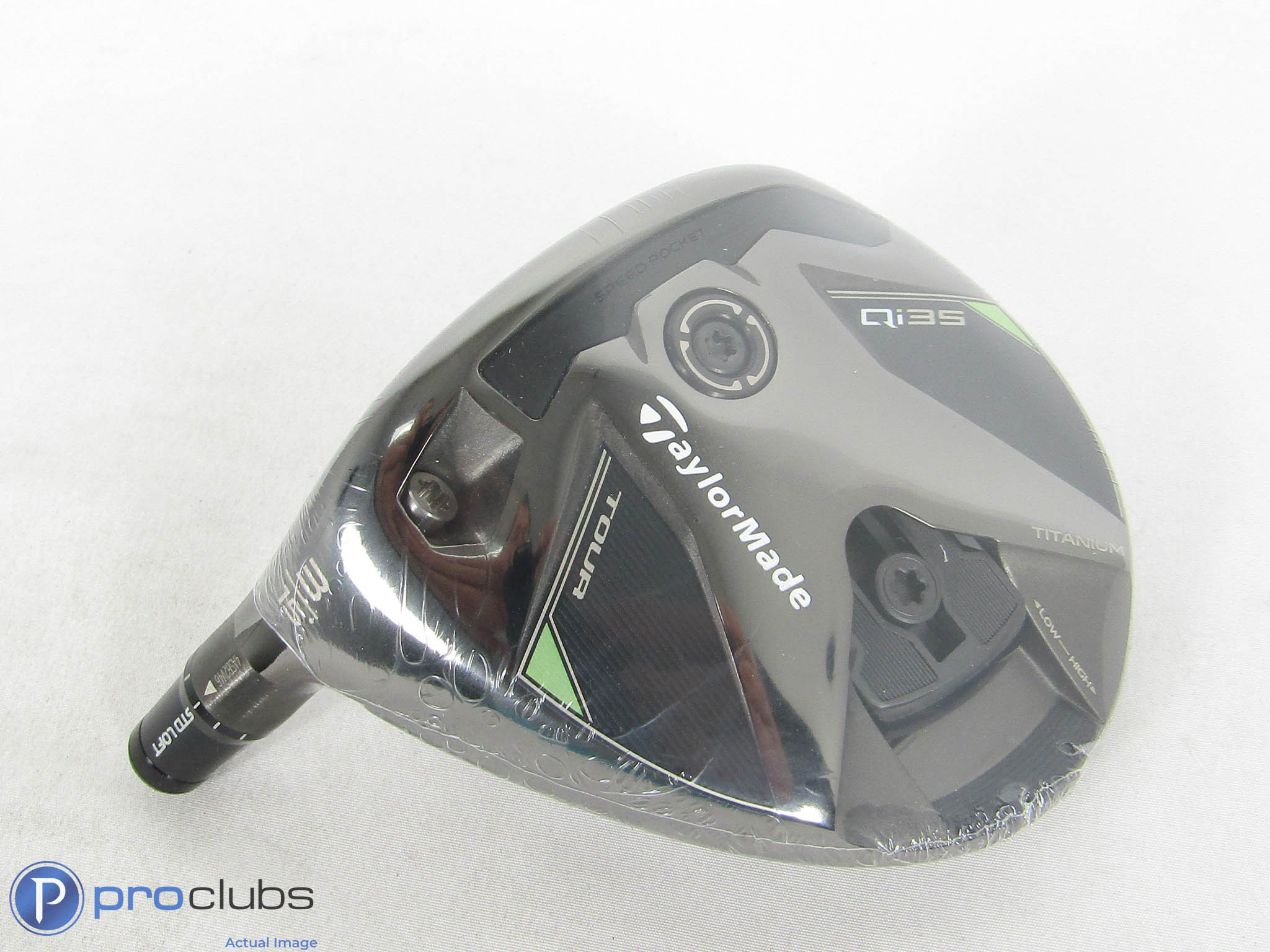New Left Handed! TaylorMade Qi35 Tour 15* 3 Wood - Head Only w/Adapter - 468841
