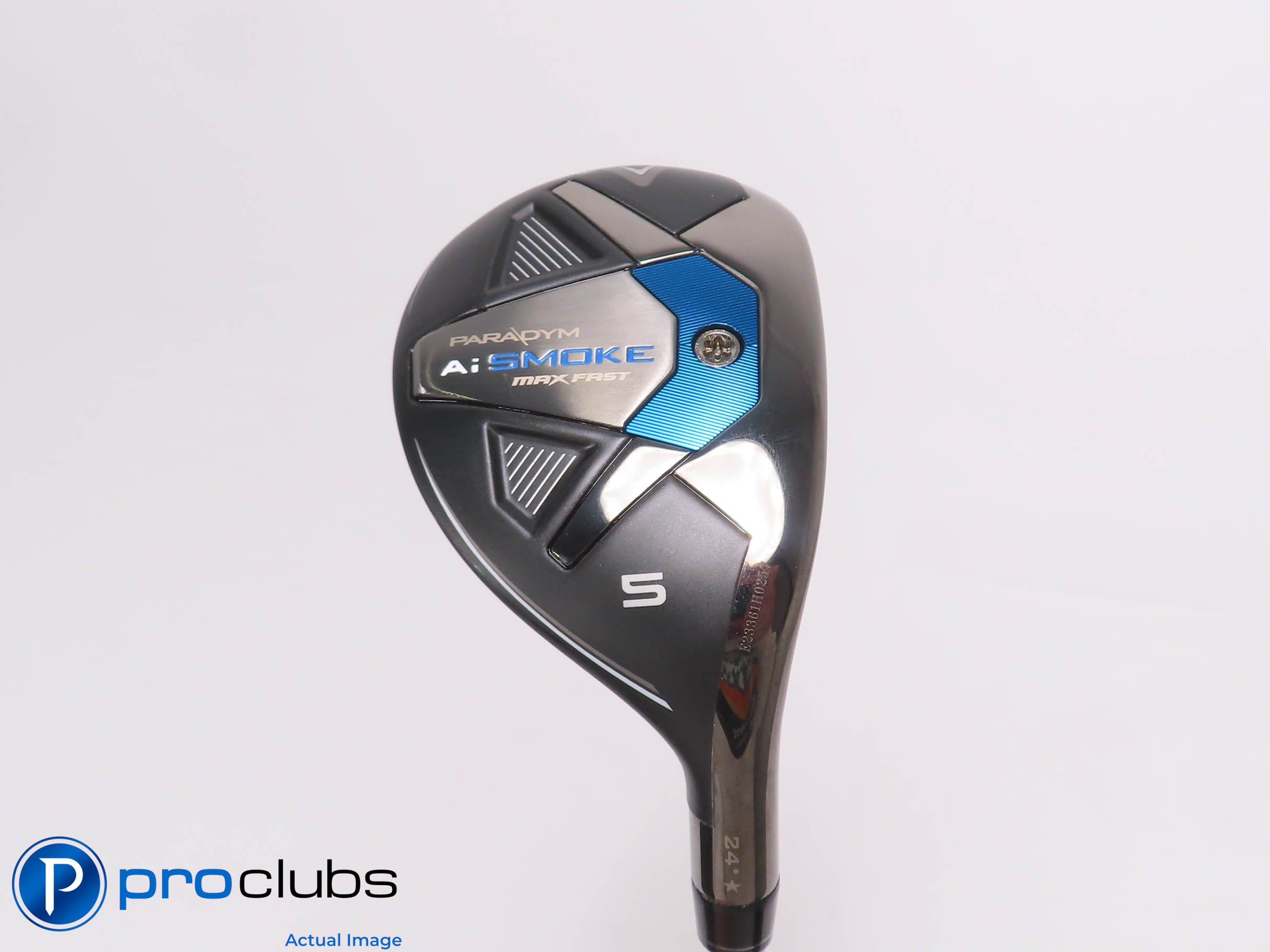 Ladies Callaway Ai Smoke MAX FAST 24* 5 Hybrid - Eldio 40g Ladies Flex - 468759