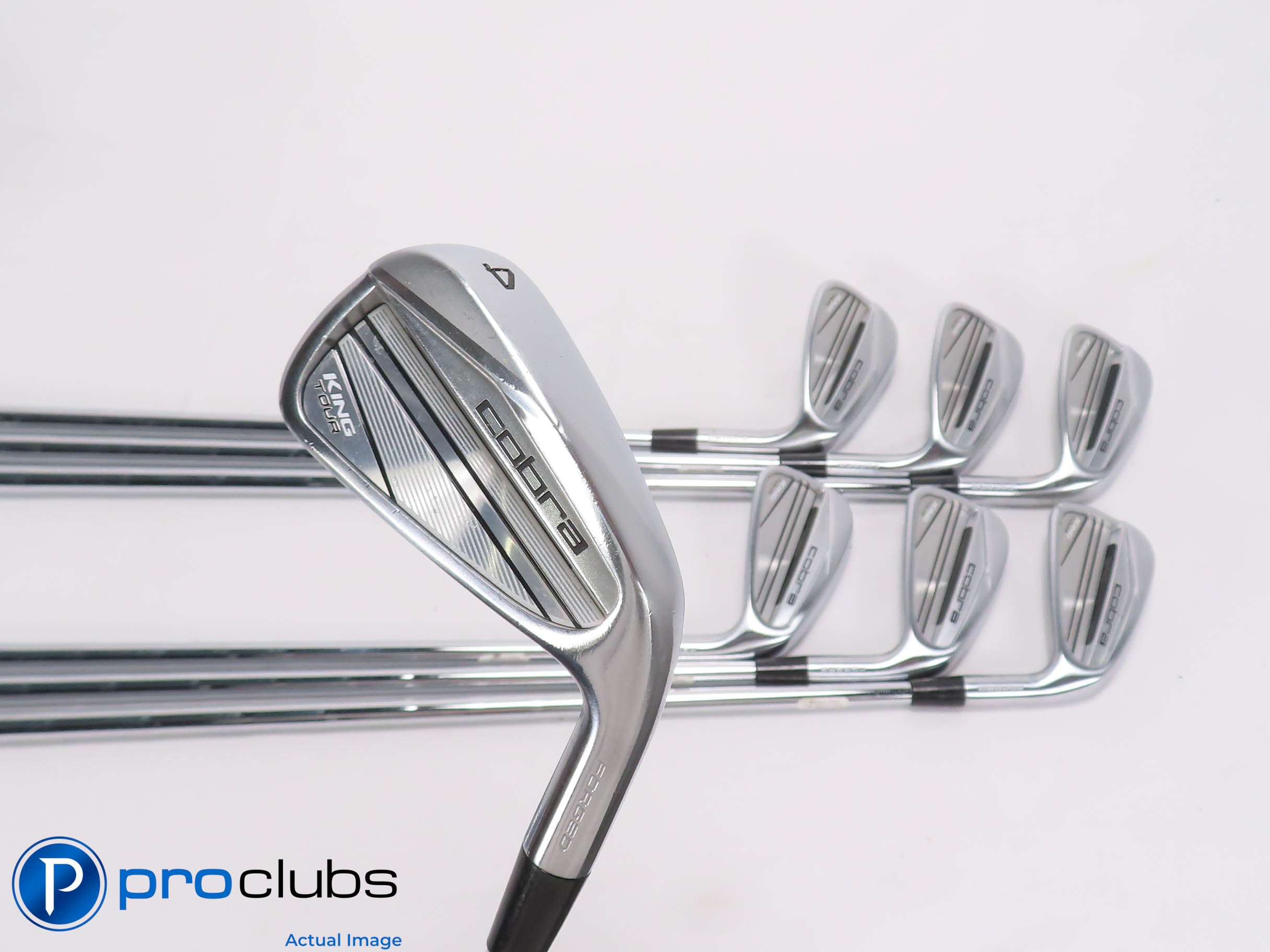 Nice Cobra '23 KING TOUR 4-PW IRON SET - KBS $Taper 120 Stiff Flex Steel 468664