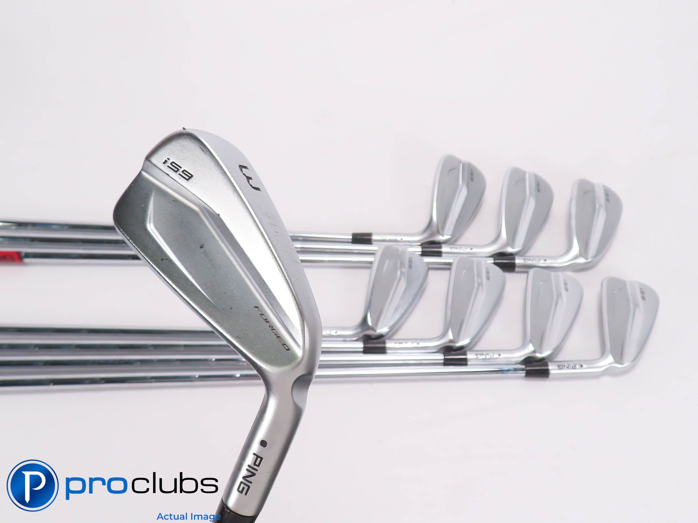 Ping i59 3-PW IRON SET Black Dot - KBS Tour 130 X-Flex Steel 468792