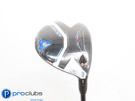 NEW Cobra AEROJET 15* 3 WOOD - LINQ Blue M40X 7F4 Stiff Flex 426648