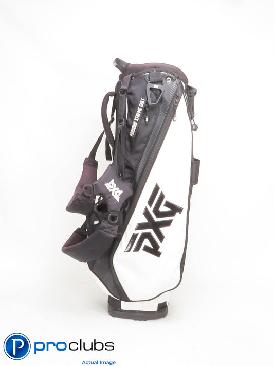 PXG Carry / Stand Golf Bag w/Rainhood - White / Black 426943