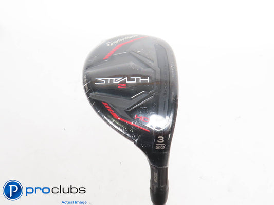 New! TaylorMade Stealth2 HD Rescue 20* 3 Hybrid - Fuji Pro 2.0 8-S Stiff 426822