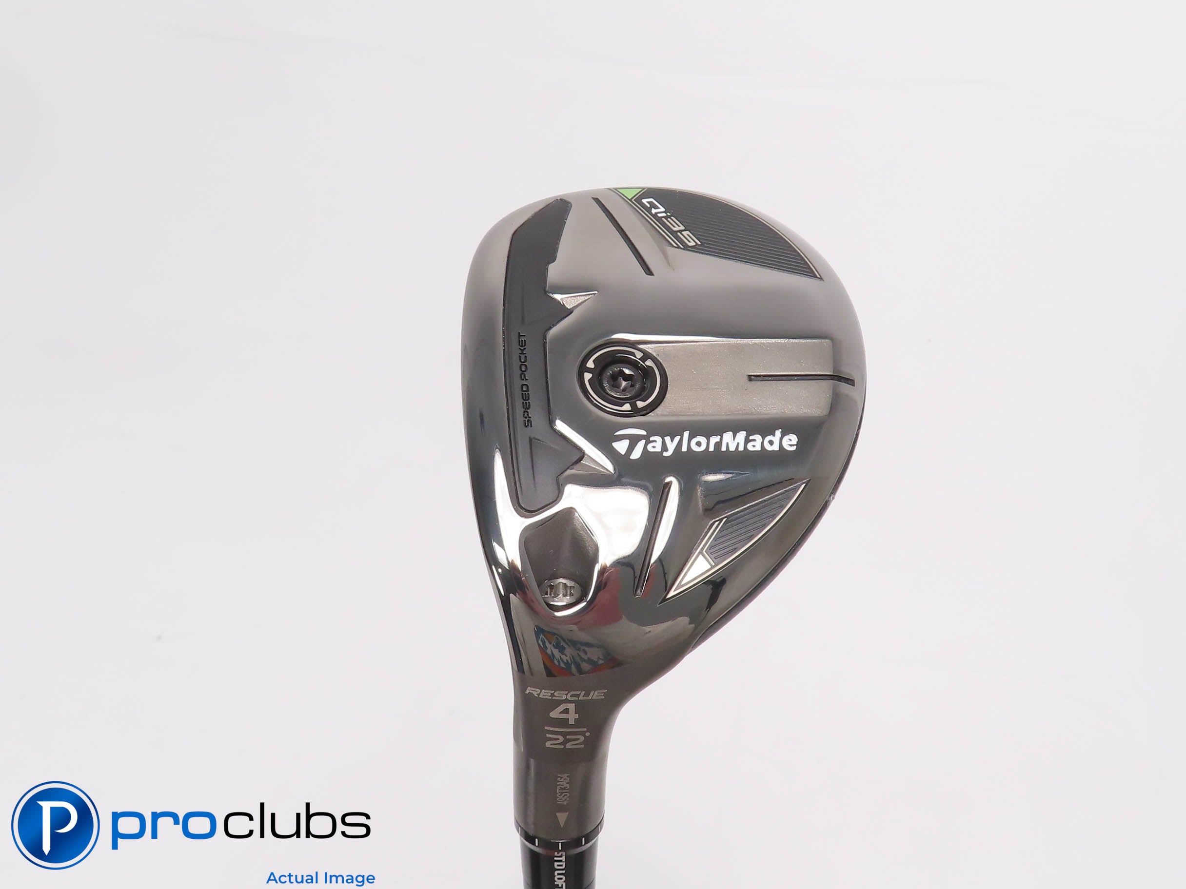 Left Handed TaylorMade Qi35 22* 4 Hybrid - Fujikura Ventus 6-R Regular - 469395
